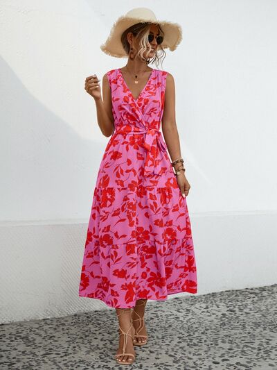 Casual Romance Floral Midi Dress | 2 Colors