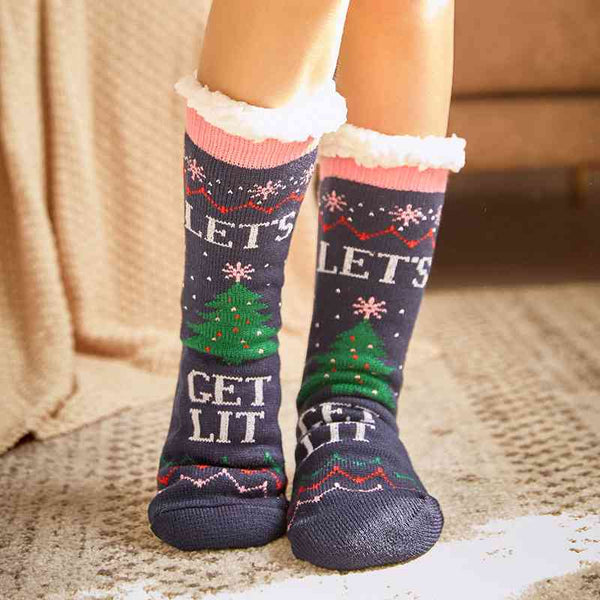 Holiday Non-Slip Grip Slipper Socks | 10 Styles