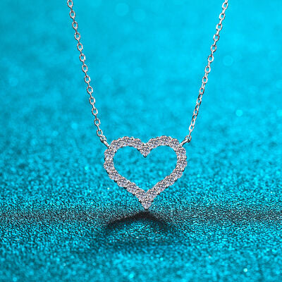 Moissanite Heart Shape Necklace
