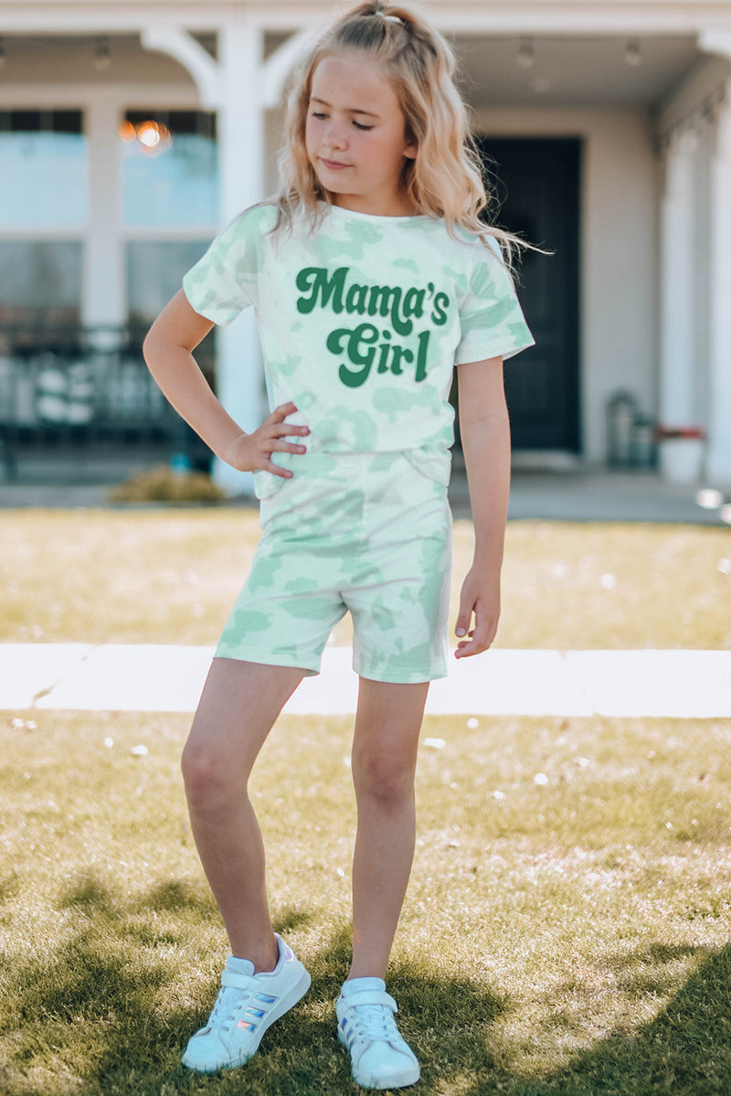 MAMA'S GIRL Graphic Top & Shorts Lounge Set | MOMMY & ME SETS