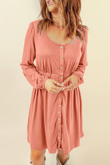 Lexi Long Sleeve Button Down Pocket Dress | 3 COLORS