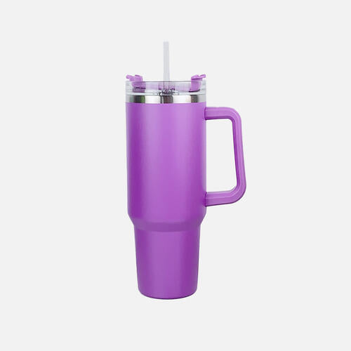 4oz Stainless Steel Tumbler + Straw | 3 Colors