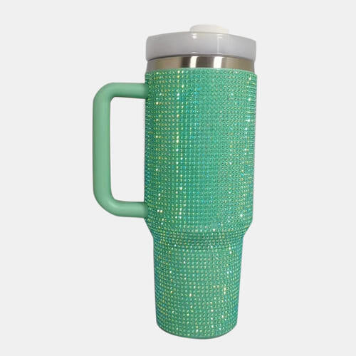 Bejeweled 40oz Stainless Steel Tumbler + Straw | 6 Colors