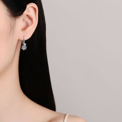 2.12 Carat Elegant Moissanite Earrings
