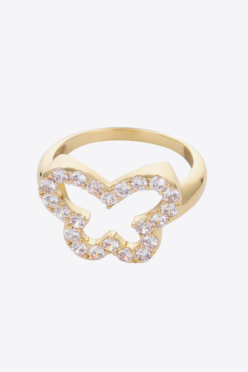 Size 6 Butterfly-Shaped Ring
