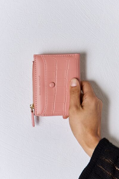 Vegan Leather Textured Wallet | 5 Colors